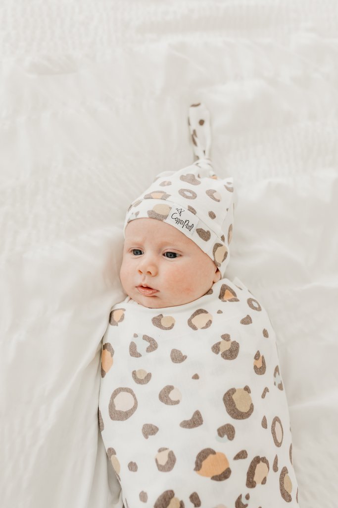 Knit Swaddle Blanket - Millie by Copper Pearl Bedding Copper Pearl   