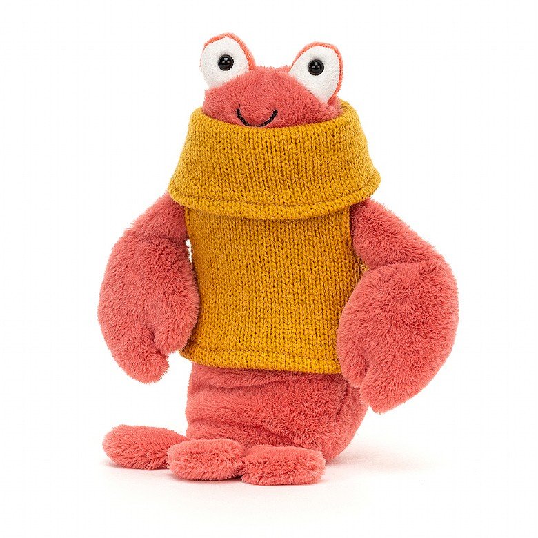 Cozy Crew Lobster - 8 Inch by Jellycat Toys Jellycat   