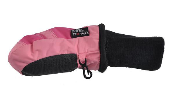 Waterproof Stay-On Mittens No Thumb - Coral Pink by SnowStoppers Accessories SnowStoppers   