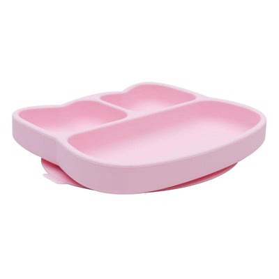 Cat Stickie Plate - Powder Pink by We Might Be Tiny Nursing + Feeding We Might Be Tiny   