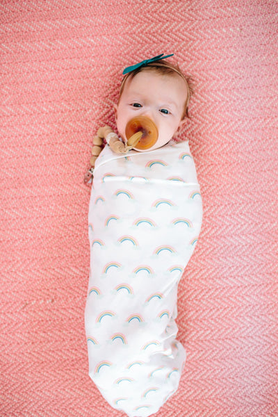 Knit Swaddle Blanket - Daydream by Copper Pearl Bedding Copper Pearl   