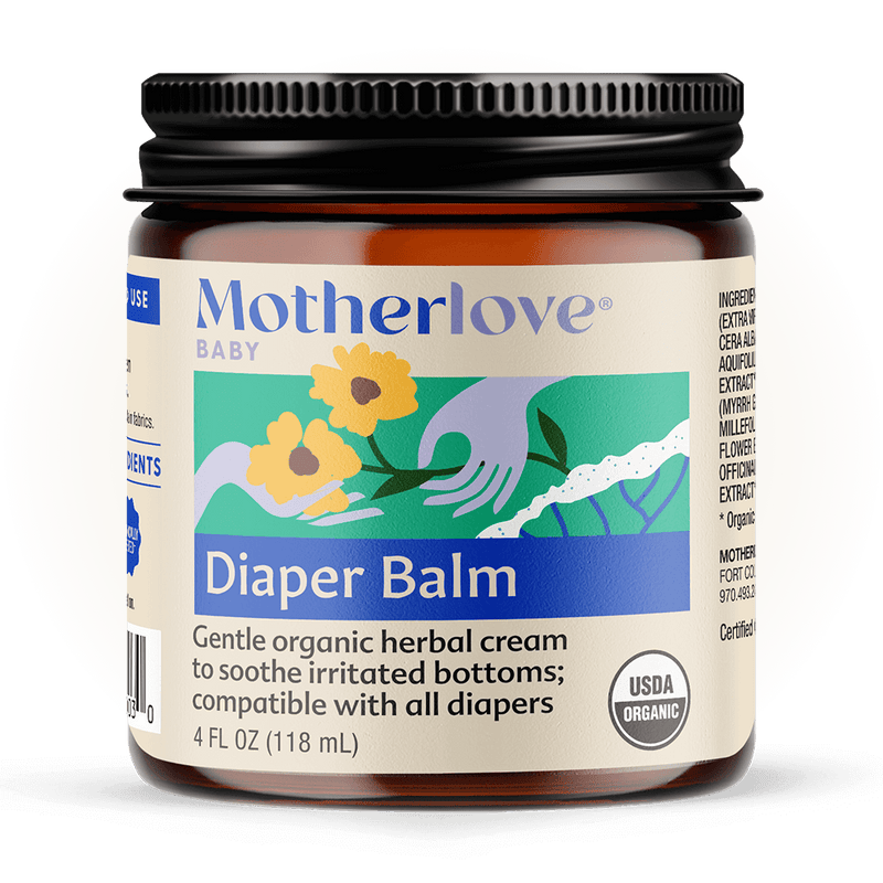 Diaper Balm 4oz by Motherlove Bath + Potty Motherlove   