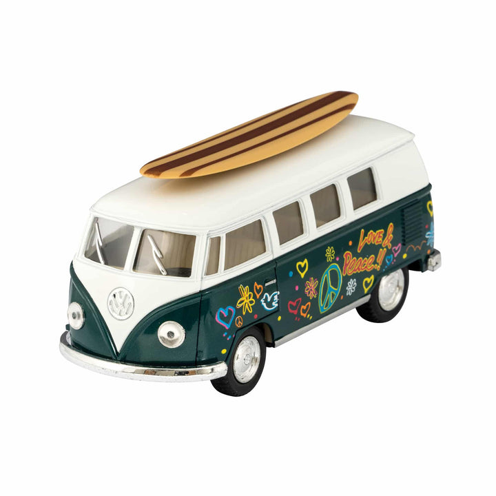 Diecast 1962 VW Bus With Surfboard (1 Unit Assorted) by Schylling