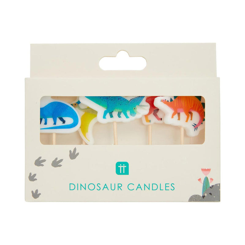 Party Dinosaur Birthday Candles 5 Pack by Talking Tables Paper Goods + Party Supplies Talking Tables   