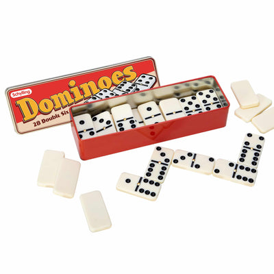 Double Six Dominoes Tin by Schylling Toys Schylling   