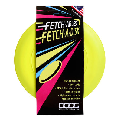 The Fetch-Ables Fetch-A-Disk Pets DOOG Yellow  