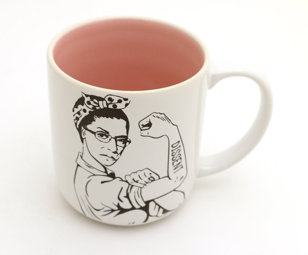 RBG I Dissent Mug by Lenny Mud Nursing + Feeding Lenny Mud   