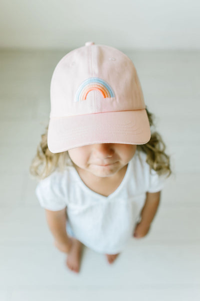 Blushing Rainbow Hat by Cash and Co Accessories Cash and Company   
