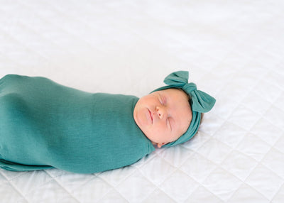 Knit Swaddle Blanket - Journey by Copper Pearl Bedding Copper Pearl   