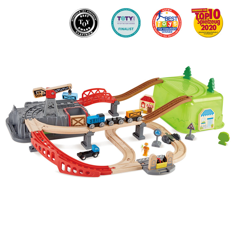Railway Bucket Builder Set by Hape Toys Hape   