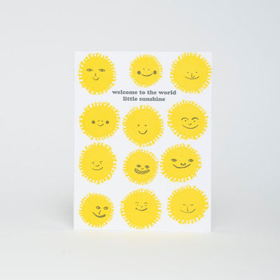 Welcome Sunshine Card by Egg Press Paper Goods + Party Supplies Egg Press   