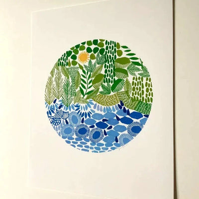 Earth Day Print - 11x14 by Jeanne McGee