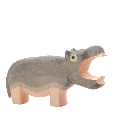Hippopotamus - Open Mouth by Ostheimer Wooden Toys Toys Ostheimer Wooden Toys   