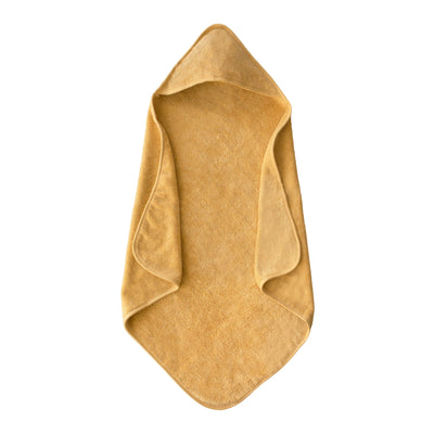Organic Cotton Baby Hooded Towel - Fall Yellow by Mushie & Co
