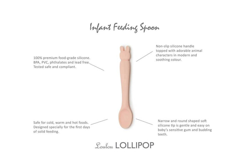 Feeding Spoon - Bunny by Loulou Lollipop Nursing + Feeding Loulou Lollipop   