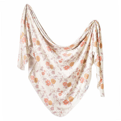 Knit Swaddle Blanket - Ferra by Copper Pearl Bedding Copper Pearl   