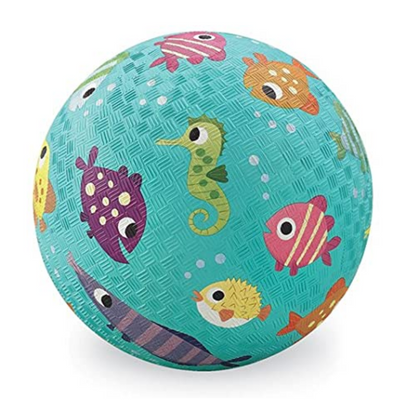 5" Playground Ball - Fish by Crocodile Creek Toys Crocodile Creek   