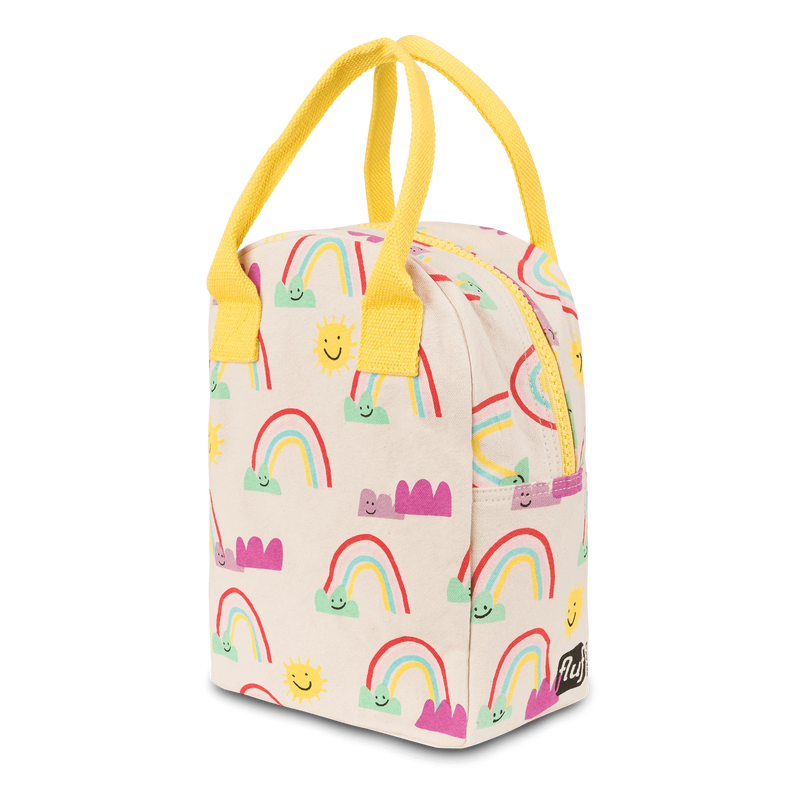 Zipper Lunch Bag - Rainbows by Fluf Nursing + Feeding Fluf   