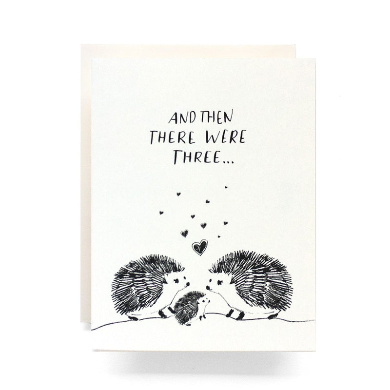 Baby Hedgehog Greeting Card Paper Goods + Party Supplies Antiquaria   