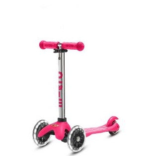 Mini Deluxe LED Scooter - Pink by Micro Kickboard Toys Micro Kickboard   