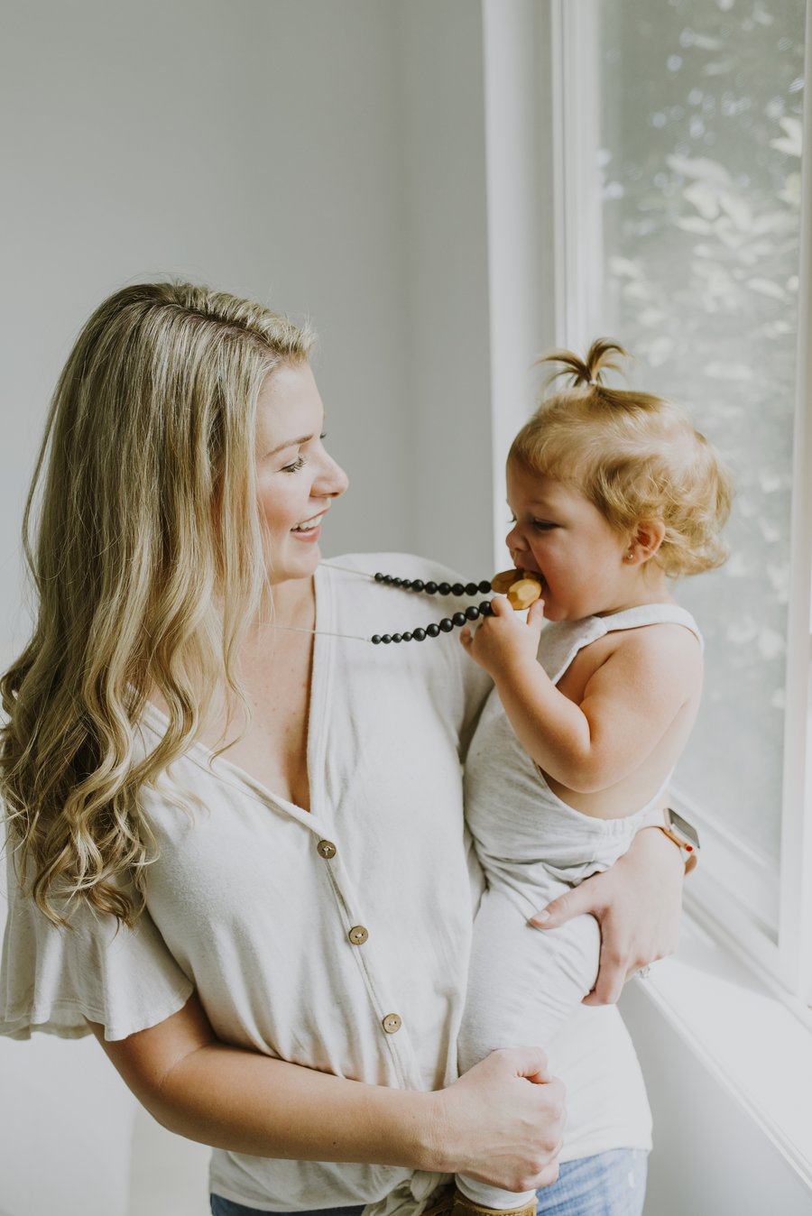 Austin Teething Necklace - Black by Chewable Charm Accessories Chewable Charm   