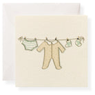 Clothesline Enclosure Card by Karen Adams Designs Paper Goods + Party Supplies Karen Adams Designs   
