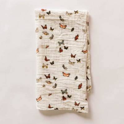 Butterfly Migration Swaddle by Clementine Kids Bedding Clementine Kids   
