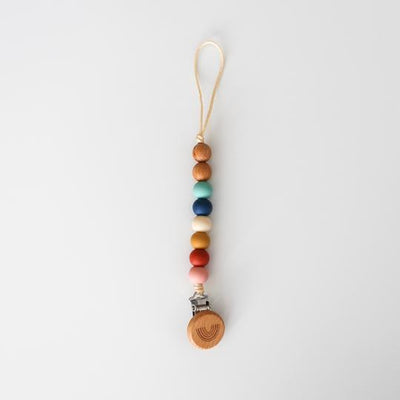 Pacifier Clip - Rainbow by Chelsea and Marbles Infant Care Chelsea and Marbles   