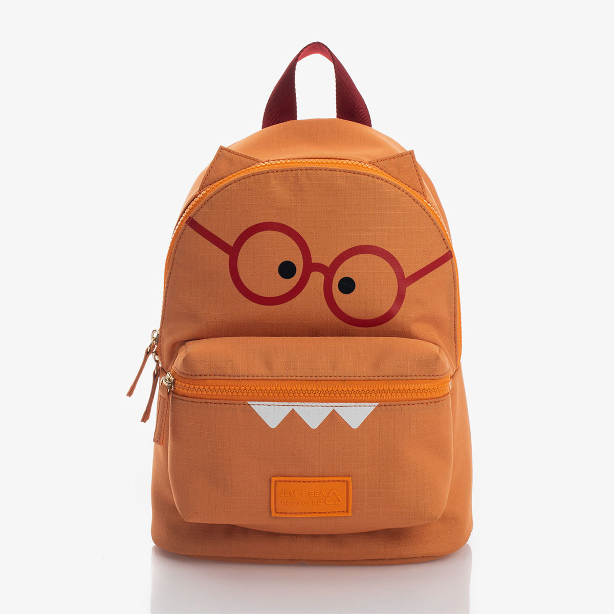Kids Eco Backpack - Orange by Jem + Bea – Pacifier Kids Boutique