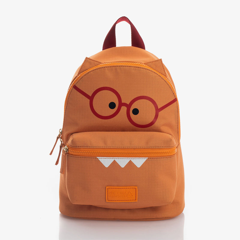 Kids Eco Backpack - Orange by Jem + Bea Accessories Jem + Bea   