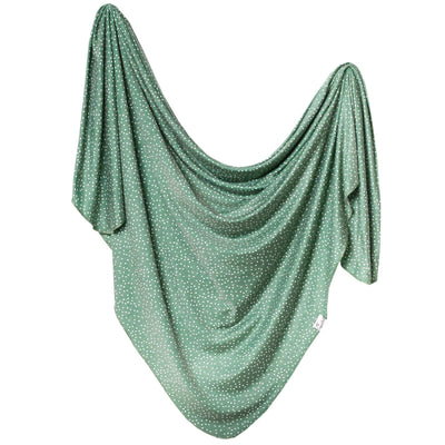 Knit Swaddle Blanket - Juniper by Copper Pearl Bedding Copper Pearl   