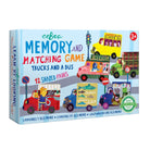 Trucks & A Bus Little Memory and Matching Game by Eeboo Toys Eeboo   