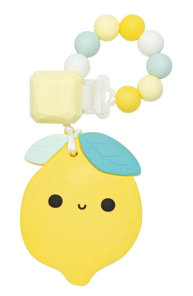 Lemon Silicone Teether Set by Loulou Lollipop Toys Loulou Lollipop   