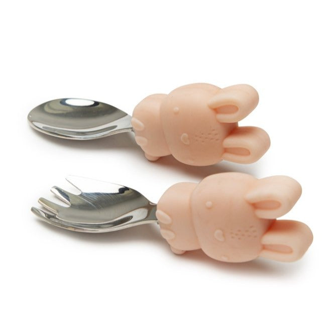 Learning Spoon & Fork - Bunny by Loulou Lollipop Nursing + Feeding Loulou Lollipop   