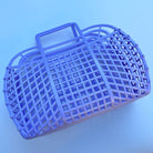 Large Retro Jelly Basket Accessories JustforZo Boutique Lilac  