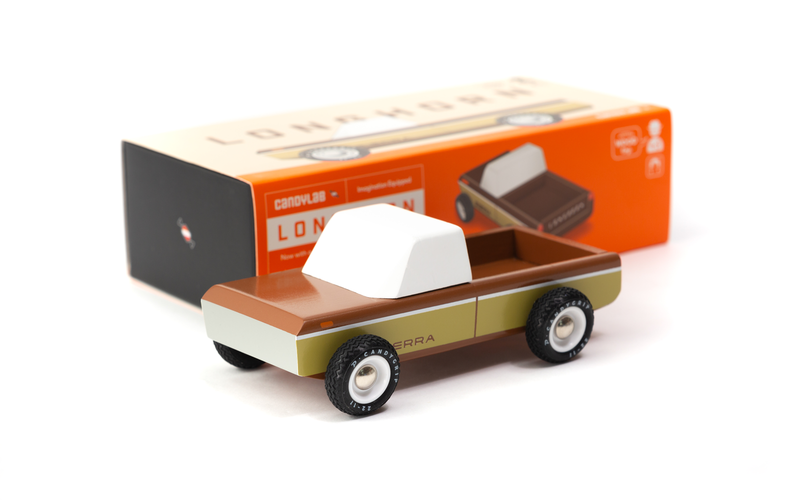 Longhorn Brown Sierra Pickup Truck by Candylab Toys Toys Candylab Toys   