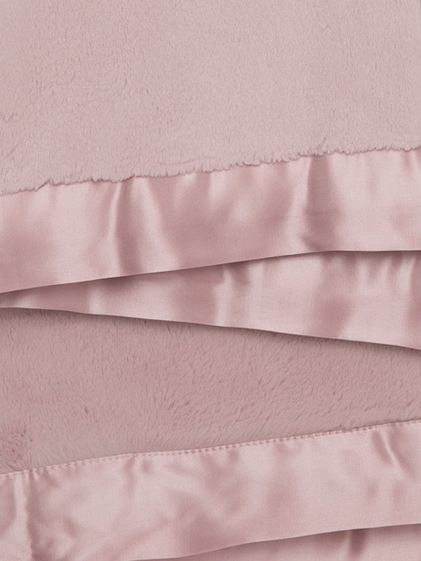 Luxe Solid Baby Blanket - Dusty Pink by Little Giraffe Bedding Little Giraffe   