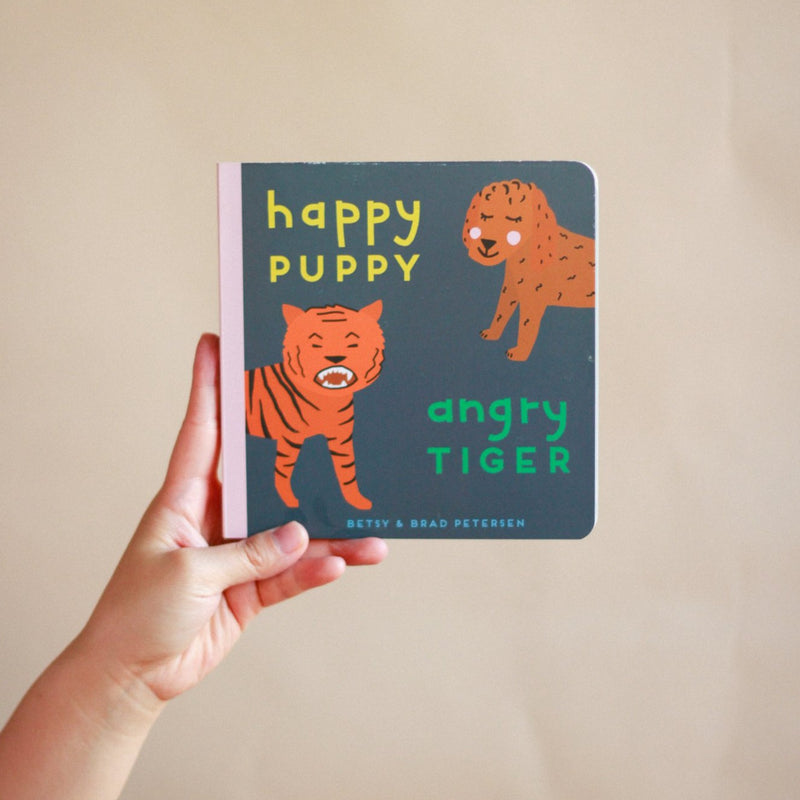 Happy Puppy, Angry Tiger: A Little Book About Big Feelings - Board Book Books Penguin Random House   