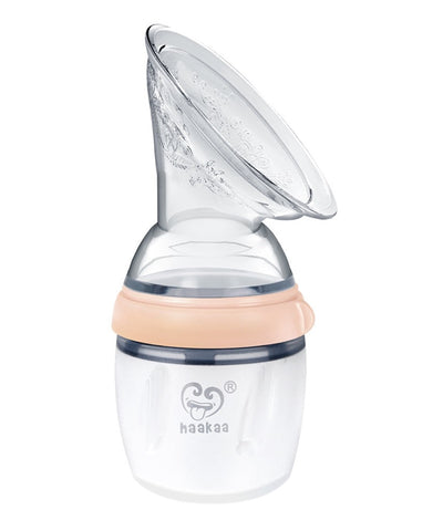 Generation 3 Silicone Breast Pump - Peach 8 oz by Haakaa Nursing + Feeding Haakaa   