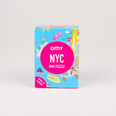 54 Piece City Mini Puzzle - NYC by OMY Toys OMY   