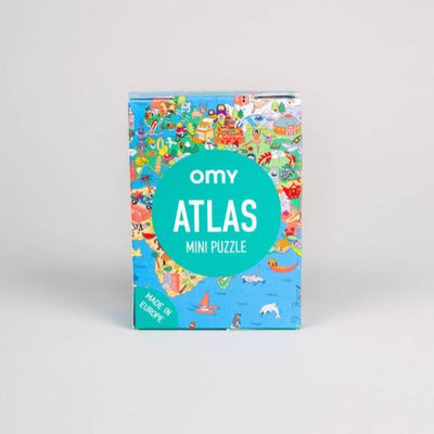 54 Piece City Mini Puzzle - Atlas by OMY Toys OMY   