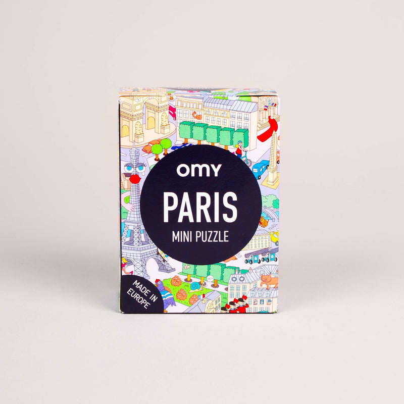 54 Piece City Mini Puzzle - Paris by OMY Toys OMY   