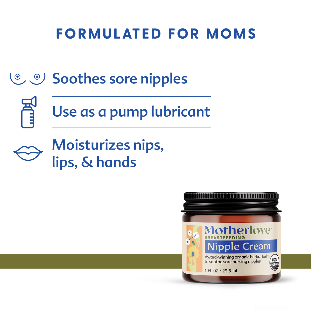 Nipple Cream 1 oz by Motherlove Nursing + Feeding Motherlove   