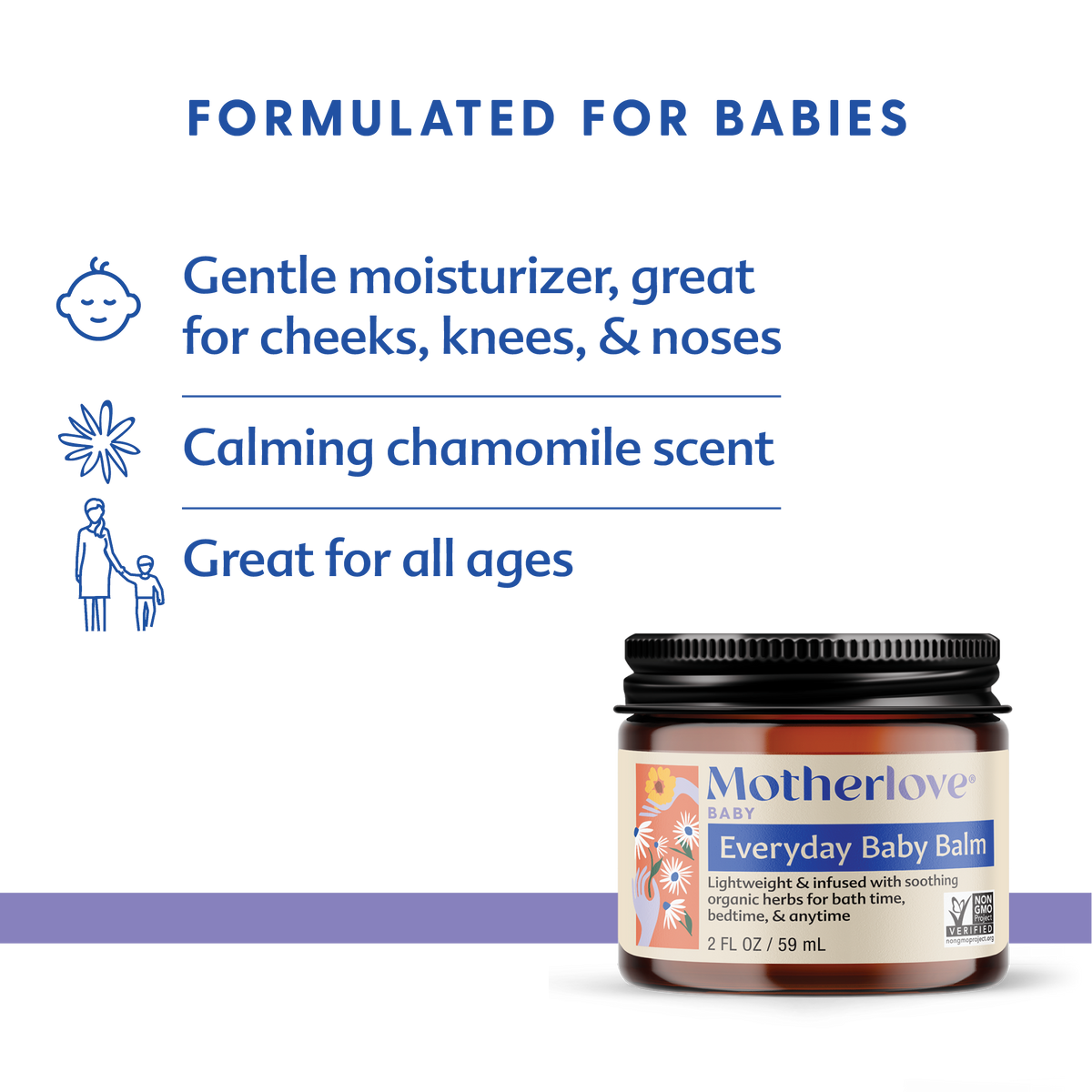 Everyday Baby Balm - 2 oz by Motherlove Bath + Potty Motherlove   