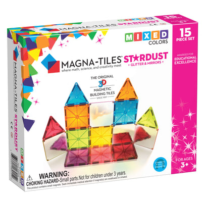 Stardust 15 Piece Set by Magna-Tiles Toys Magna-Tiles   