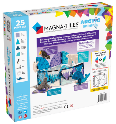Arctic Animals 25 Piece Set by Magna-Tiles Toys Magna-Tiles   