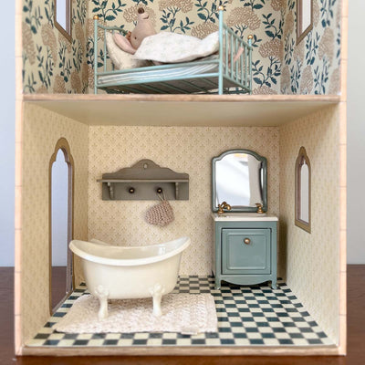 Sink Dresser with Mirror, Mouse - Dark Mint Toys Maileg   