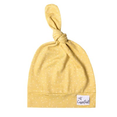 Newborn Top Knot Hat - Marigold by Copper Pearl Accessories Copper Pearl   