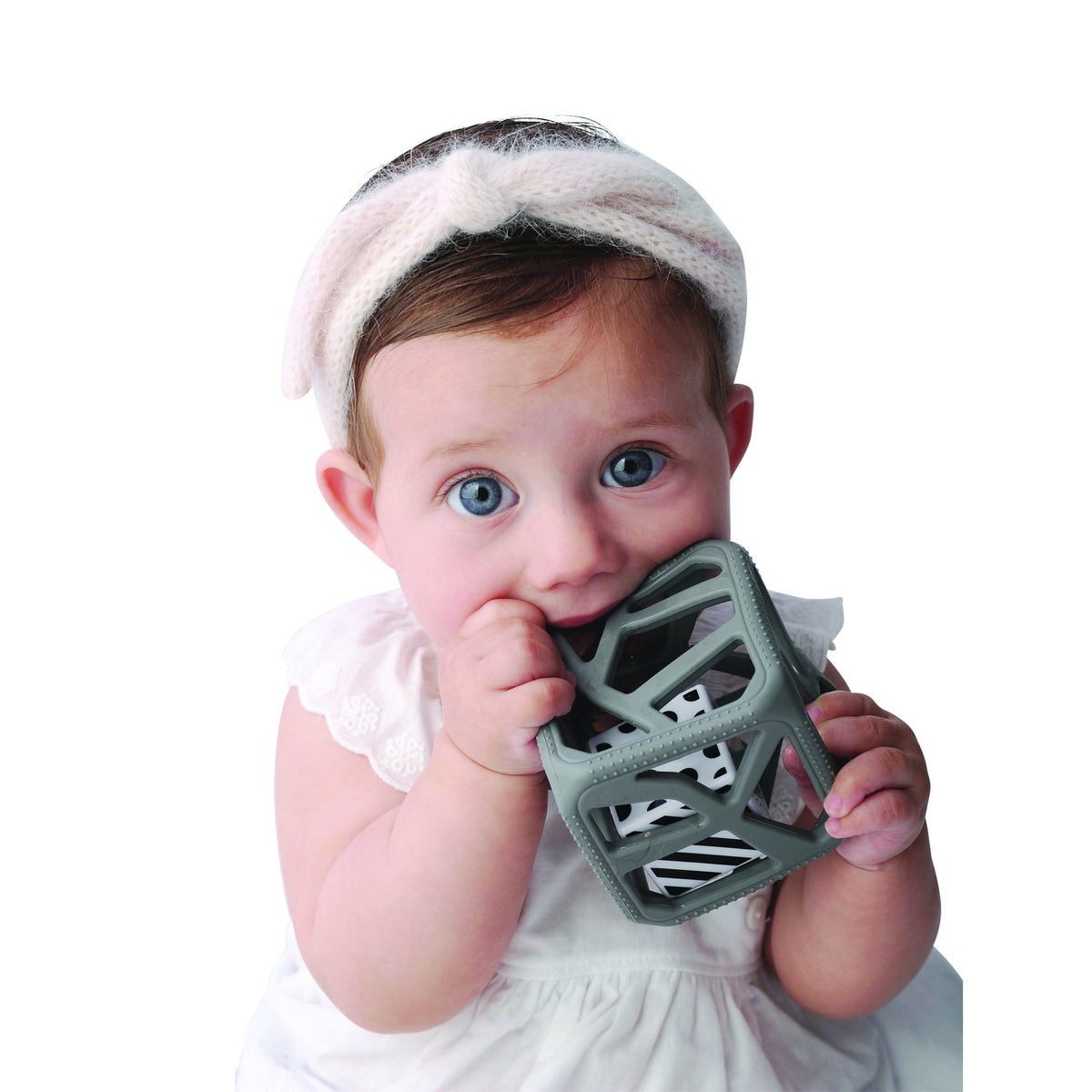 Chew Cube - Grey by Malarkey Kids Toys Malarkey Kids   