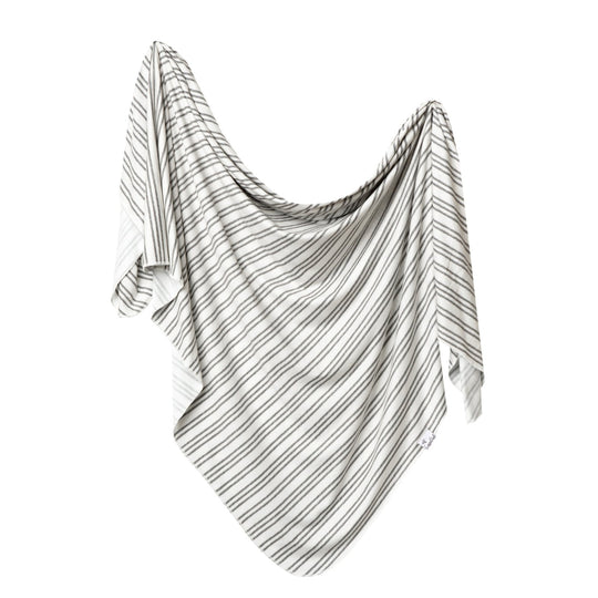 Knit Swaddle Blanket - Midtown by Copper Pearl